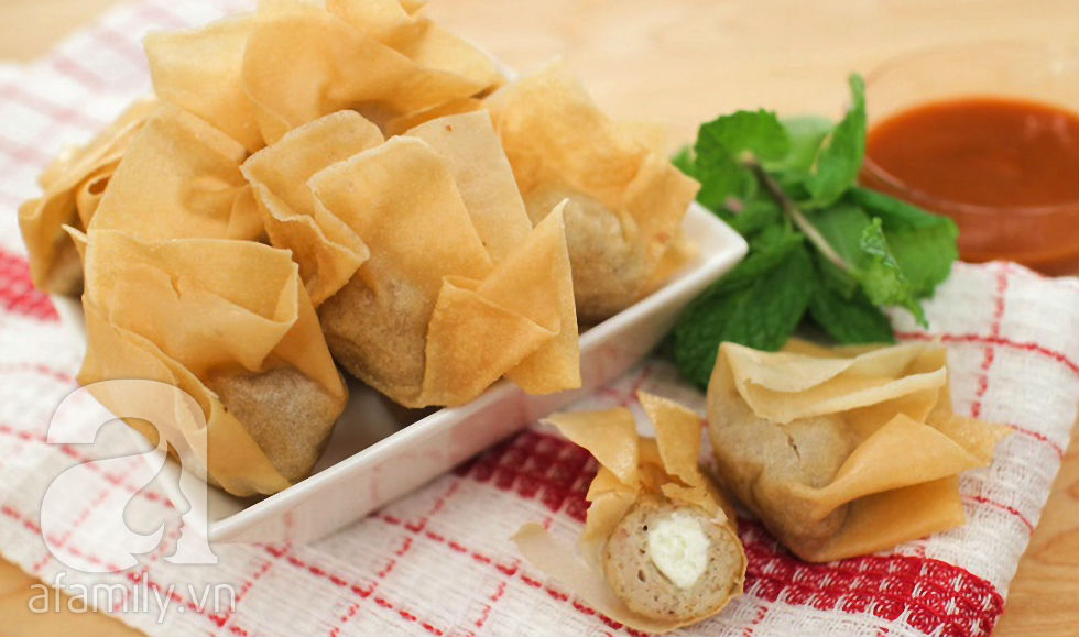 Đón Tết Tây may mắn với món hoành thánh phô mai hình túi vàng giòn rụm cực ngon - Ảnh 11. Đón Tết Tây may mắn với món hoành thánh phô mai hình túi vàng giòn rụm cực ngon - Ảnh 11.