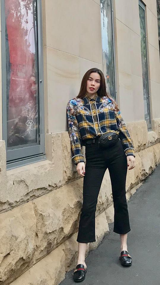 Hà Tăng, Lưu Hương Giang - 2 hot mom trong showbiz Việt khoe street style trẻ trung nhất tuần này - Ảnh 2.