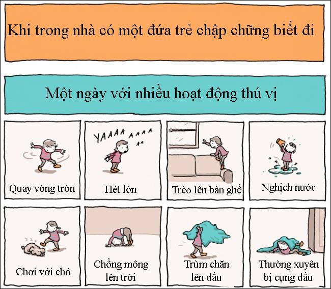 Nhà có một đứa trẻ chập chững biết đi, cuộc sống bị xới tung đến chóng mặt - Ảnh 2.