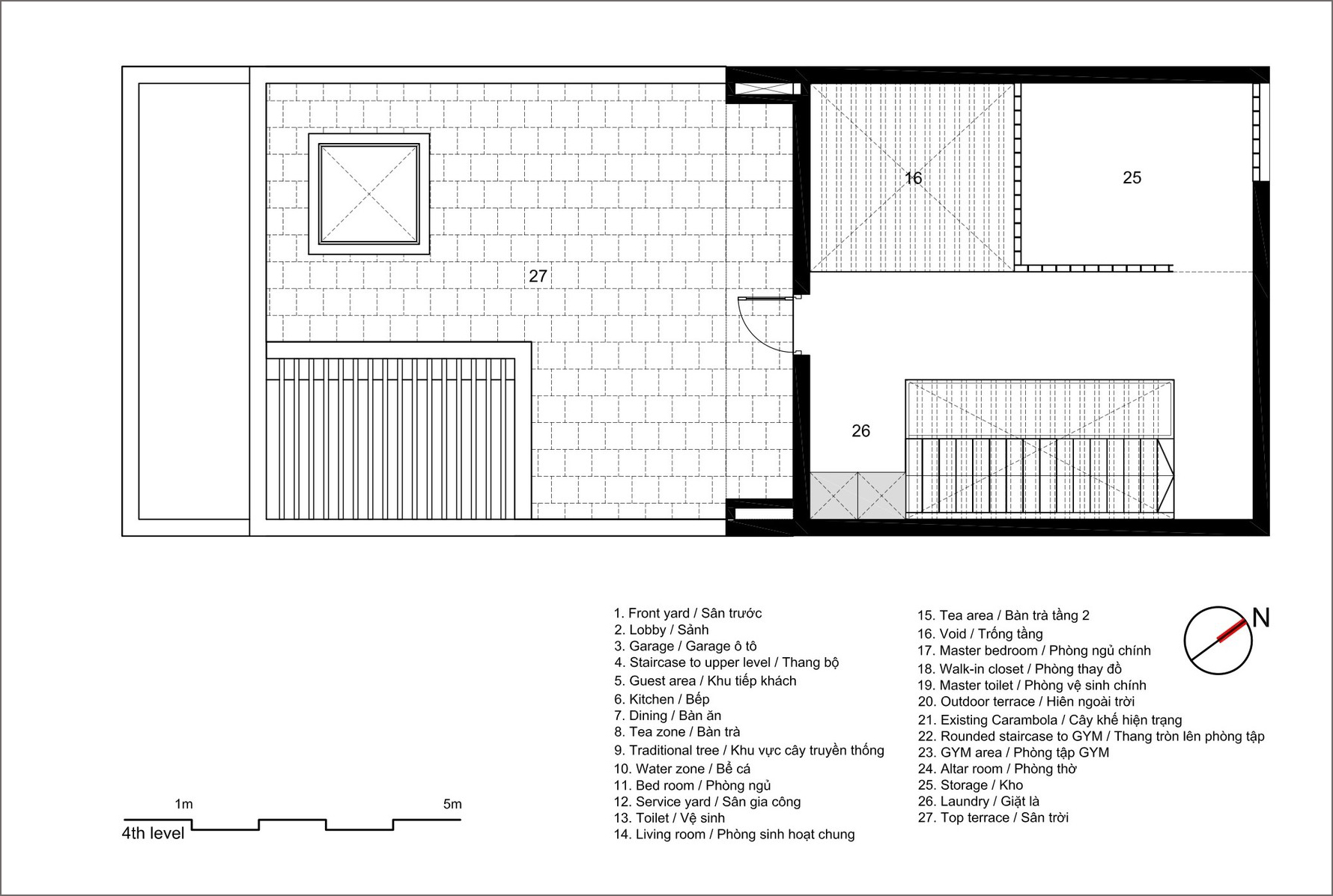 Ngôi nhà ống dài 18m vừa thoáng vừa đẹp ở làng đào, quất nổi tiếng Hà Nội - Ảnh 27. Ngôi nhà ống dài 18m vừa thoáng vừa đẹp ở làng đào, quất nổi tiếng Hà Nội - Ảnh 27.