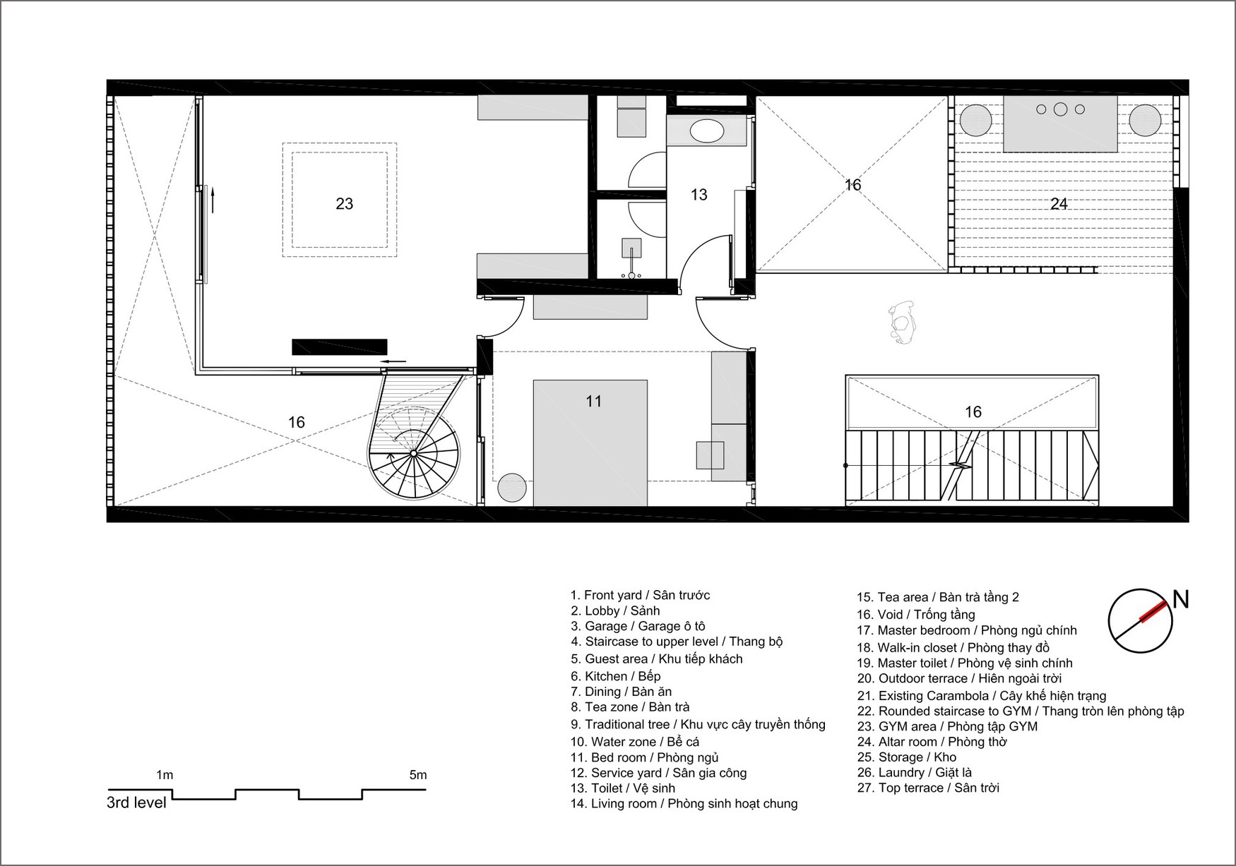 Ngôi nhà ống dài 18m vừa thoáng vừa đẹp ở làng đào, quất nổi tiếng Hà Nội - Ảnh 28. Ngôi nhà ống dài 18m vừa thoáng vừa đẹp ở làng đào, quất nổi tiếng Hà Nội - Ảnh 28.