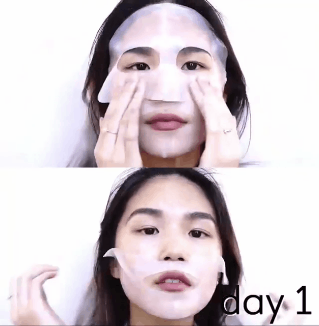 Đắp mặt nạ giấy trong 7 ngày liên tiếp, và 3 người này đã nhận được kết quả ngoài sức tưởng tượng - Ảnh 7. Đắp mặt nạ giấy trong 7 ngày liên tiếp, và 3 người này đã nhận được kết quả ngoài sức tưởng tượng - Ảnh 7.