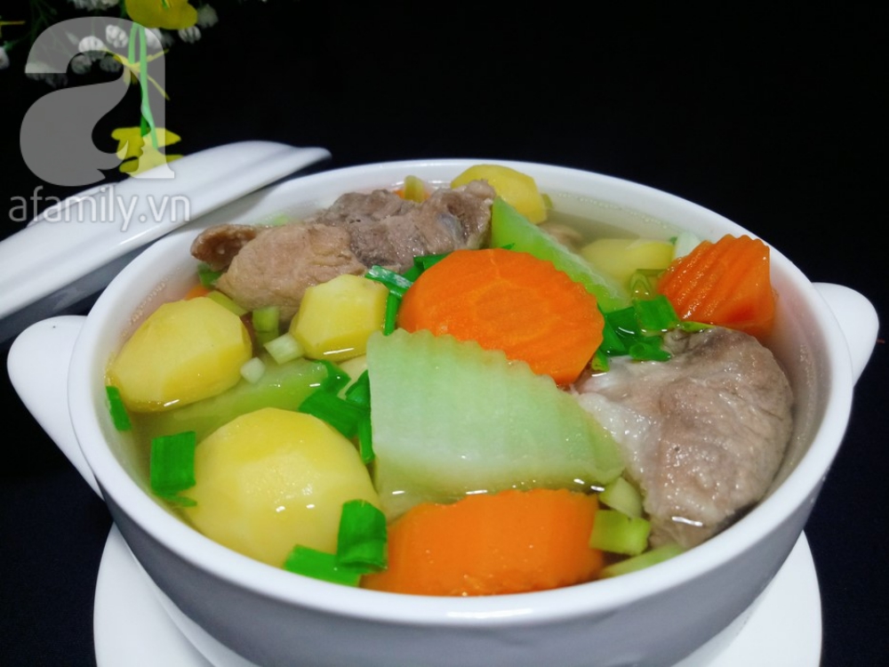 Canh xương hầm rau củ nấu kiểu này ai cũng gật gù khen ngon - Ảnh 6. Canh xương hầm rau củ nấu kiểu này ai cũng gật gù khen ngon - Ảnh 6.