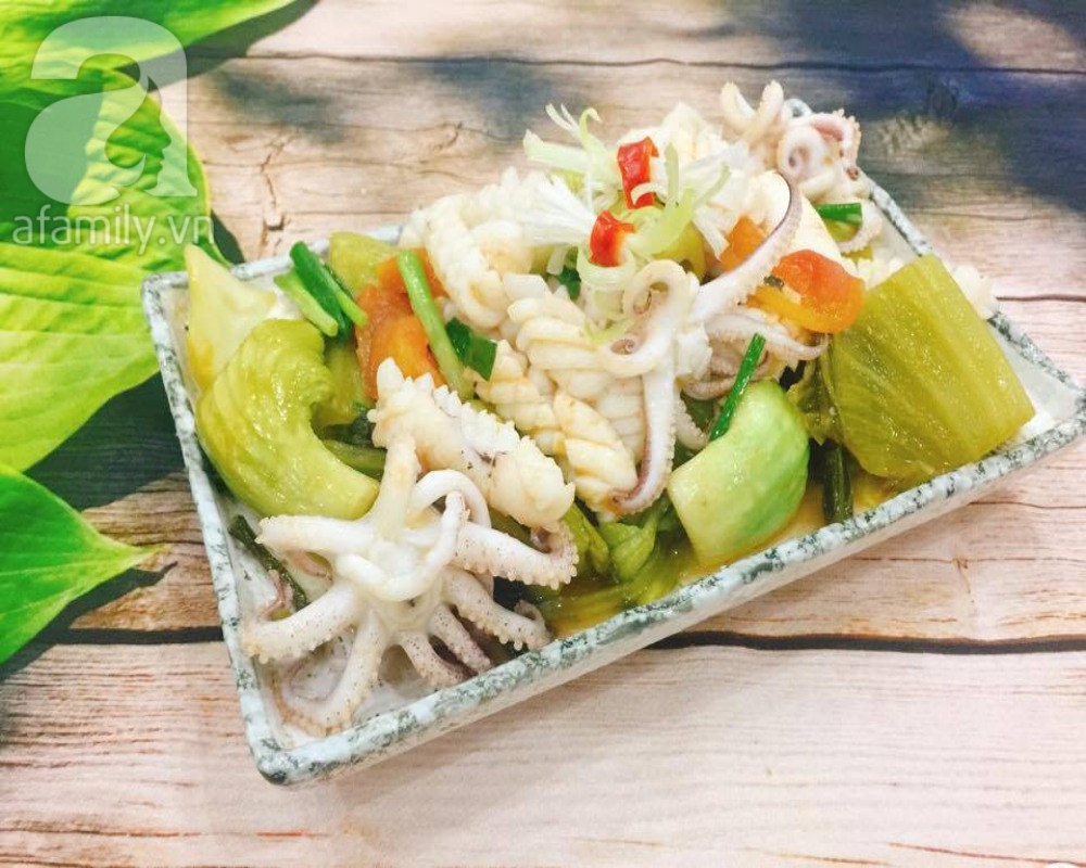 Mực xào dưa chua ngon giòn mê mẩn - Ảnh 6. Mực xào dưa chua ngon giòn mê mẩn - Ảnh 6.