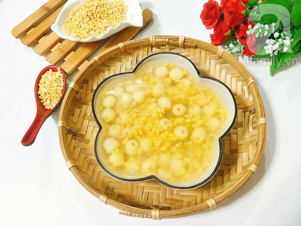 Chè đậu xanh hạt sen ngọt thanh mát dịu thanh lọc cơ thể - Ảnh 5. Chè đậu xanh hạt sen ngọt thanh mát dịu thanh lọc cơ thể - Ảnh 5.