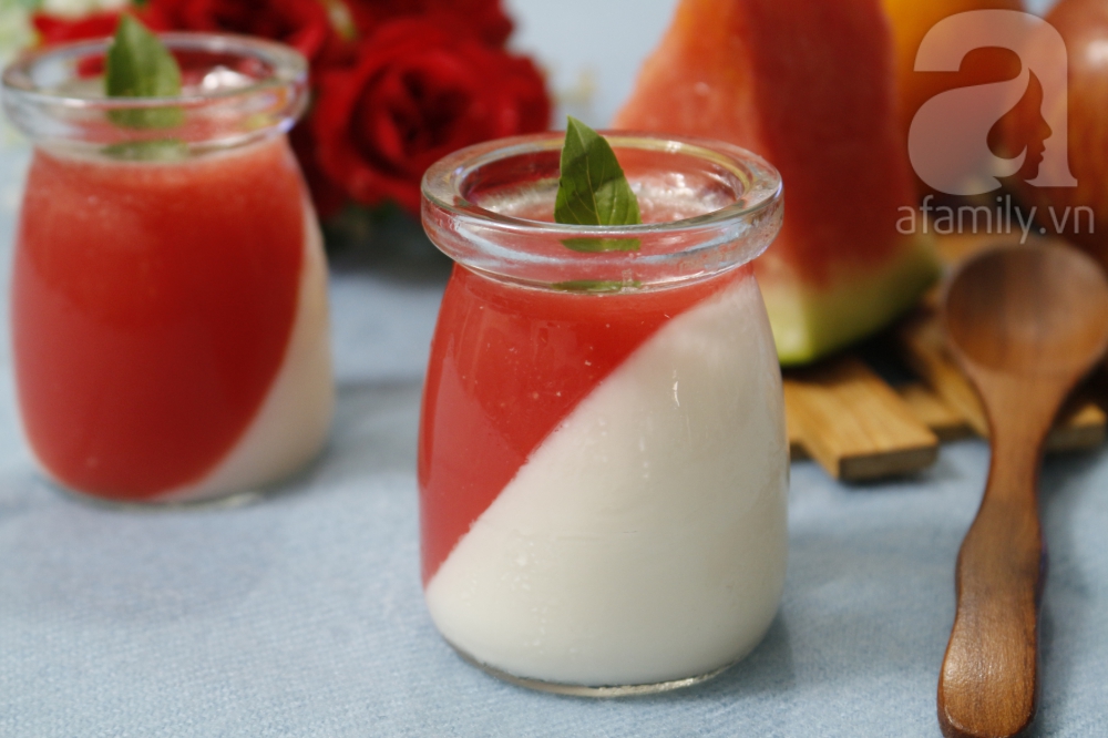 Không thể bỏ qua món panna cotta dưa hấu đẹp lung linh mà cực ngon - Ảnh 7. Không thể bỏ qua món panna cotta dưa hấu đẹp lung linh mà cực ngon - Ảnh 7.