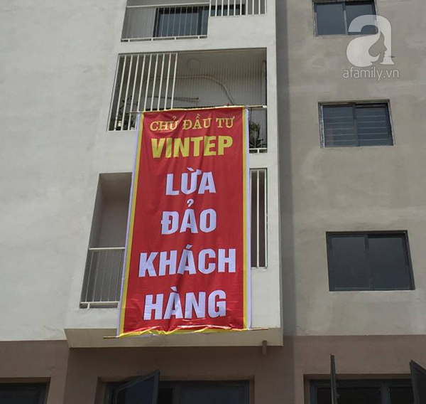 Hà Nội: Bức xúc vì tòa nhà không như quảng cáo, hàng trăm cư dân Happy Star Tower treo băng-rôn phản đối chủ đầu tư - Ảnh 7.