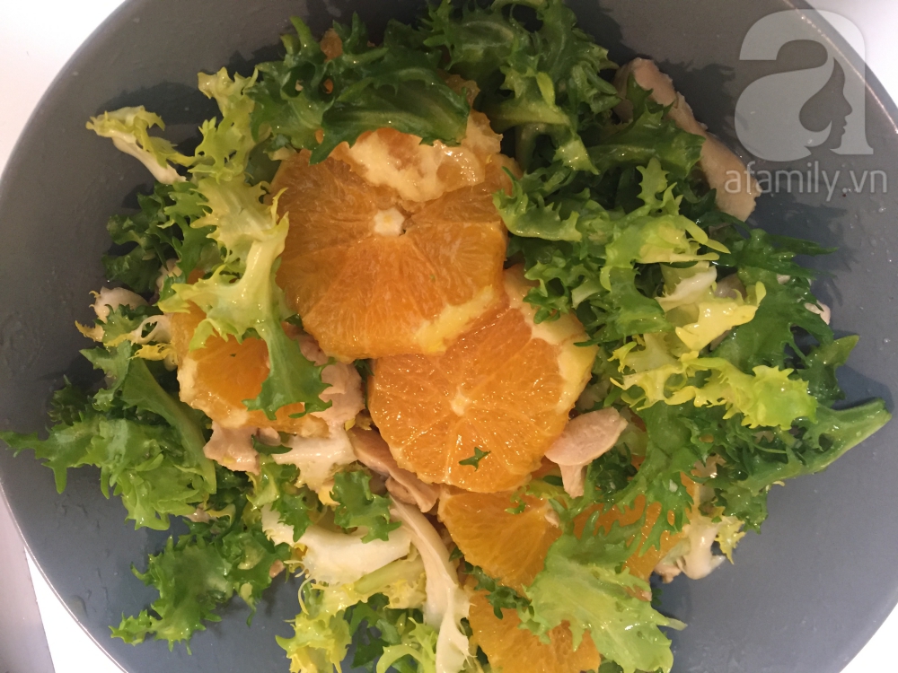 Tận dụng thịt gà luộc làm salad cam thanh mát cực ngon - Ảnh 5