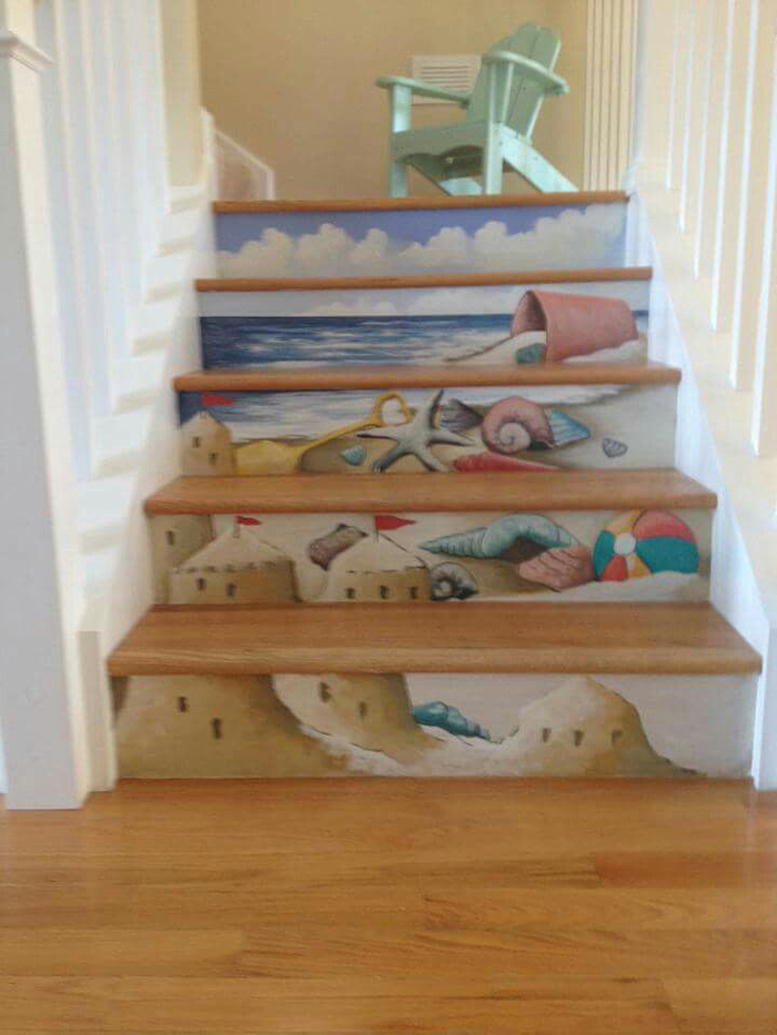 Những ý tưởng tuyệt vời để cầu thang bớt đơn điệu - Ảnh 6. Những ý tưởng tuyệt vời để cầu thang bớt đơn điệu - Ảnh 6.