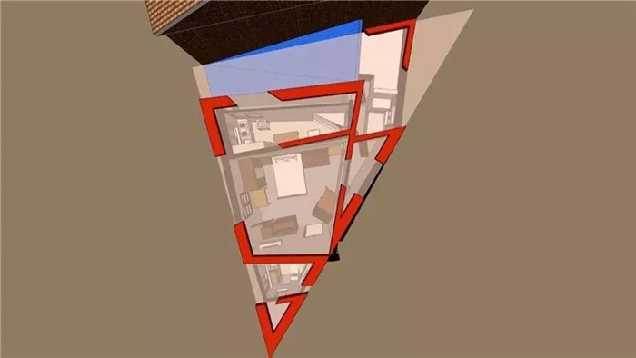 Ngôi nhà lụp xụp trên mảnh đất hình tam giác lột xác đẹp đến ngỡ ngàng - Ảnh 5. Ngôi nhà lụp xụp trên mảnh đất hình tam giác lột xác đẹp đến ngỡ ngàng - Ảnh 5.