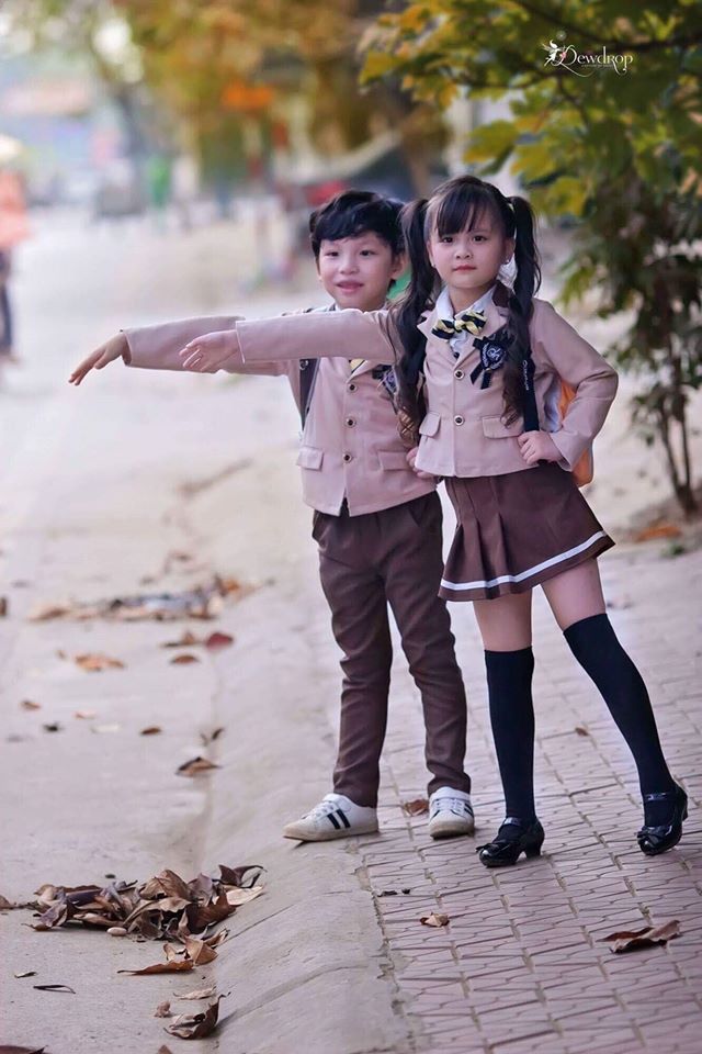 Hoa khôi nhí Tuyên Quang tiếp tục gây sốt trong bộ đồng phục đẹp như nữ sinh Hàn Quốc - Ảnh 11.