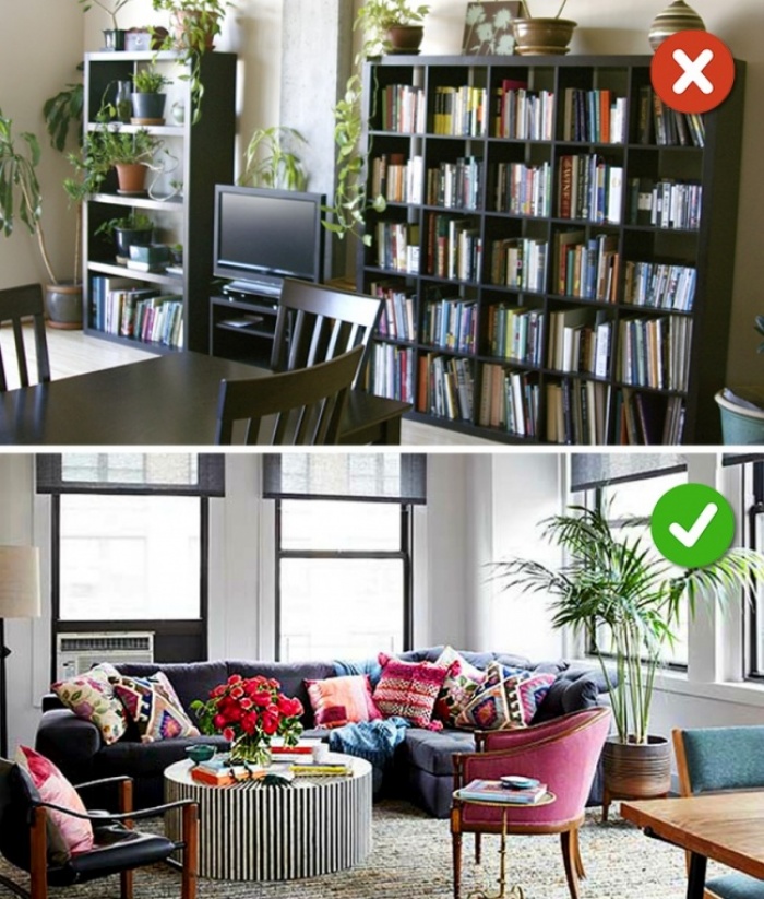 16 lỗi sai hầu như ai cũng mắc phải khi cải tạo phòng khách - Ảnh 13. 16 lỗi sai hầu như ai cũng mắc phải khi cải tạo phòng khách - Ảnh 13.