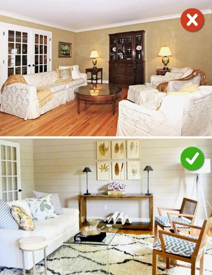 16 lỗi sai hầu như ai cũng mắc phải khi cải tạo phòng khách - Ảnh 14. 16 lỗi sai hầu như ai cũng mắc phải khi cải tạo phòng khách - Ảnh 14.