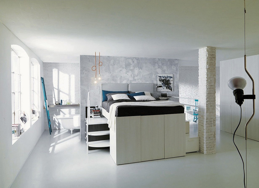 Thiết kế giường giường thông minh tích hợp tủ quần áo phù hợp cho mọi phòng ngủ nhỏ - Ảnh 2. Thiết kế giường giường thông minh tích hợp tủ quần áo phù hợp cho mọi phòng ngủ nhỏ - Ảnh 2.