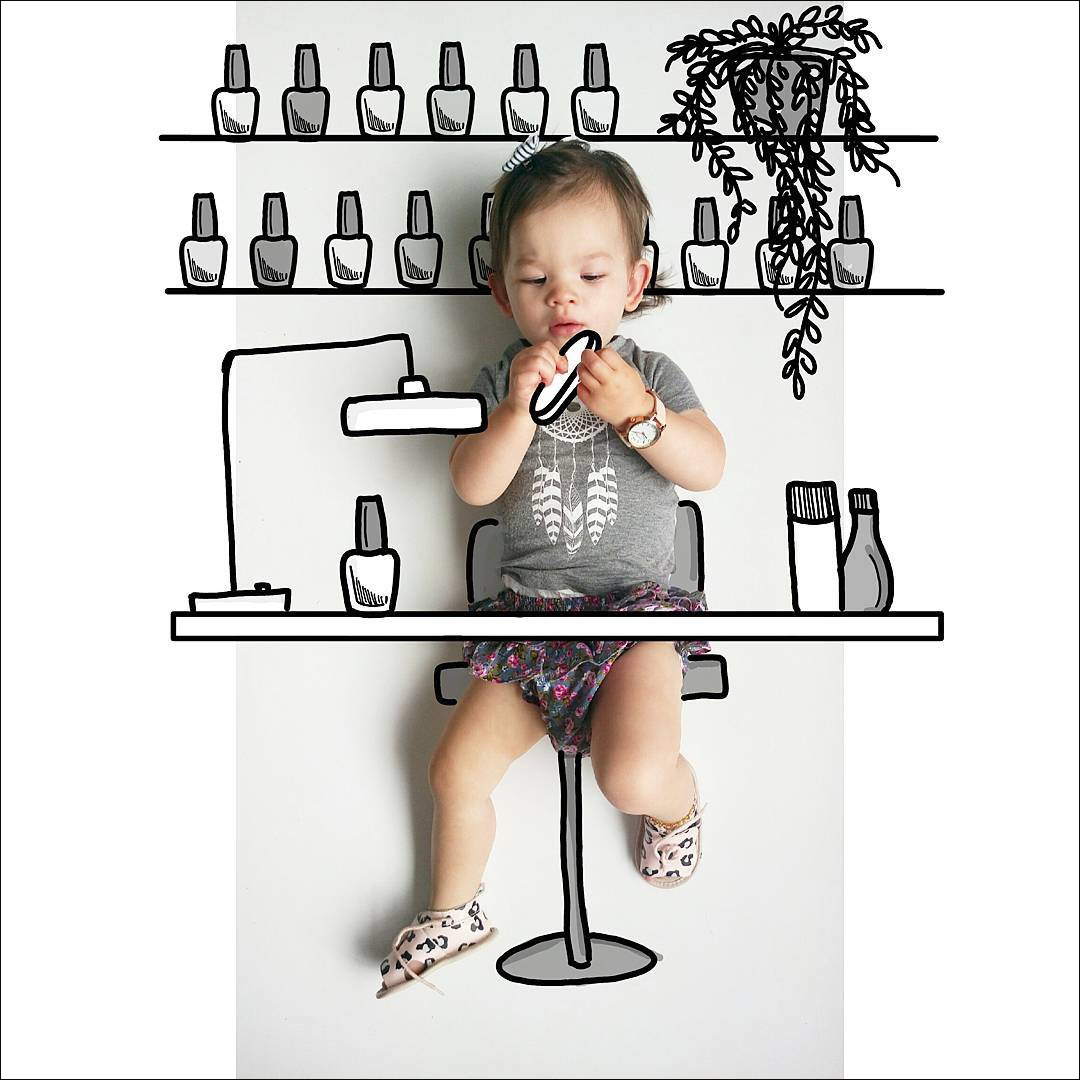 Học ngay cách chỉnh sửa ảnh của bà mẹ đầy sáng tạo để con gái có bộ ảnh độc nhất vô nhị - Ảnh 2. Học ngay cách chỉnh sửa ảnh của bà mẹ đầy sáng tạo để con gái có bộ ảnh độc nhất vô nhị - Ảnh 2.