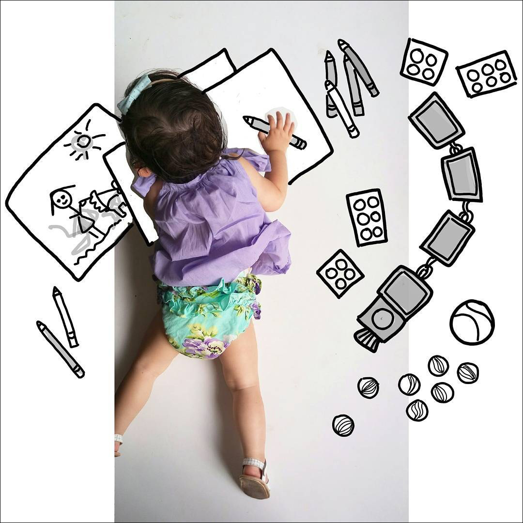 Học ngay cách chỉnh sửa ảnh của bà mẹ đầy sáng tạo để con gái có bộ ảnh độc nhất vô nhị - Ảnh 9. Học ngay cách chỉnh sửa ảnh của bà mẹ đầy sáng tạo để con gái có bộ ảnh độc nhất vô nhị - Ảnh 9.