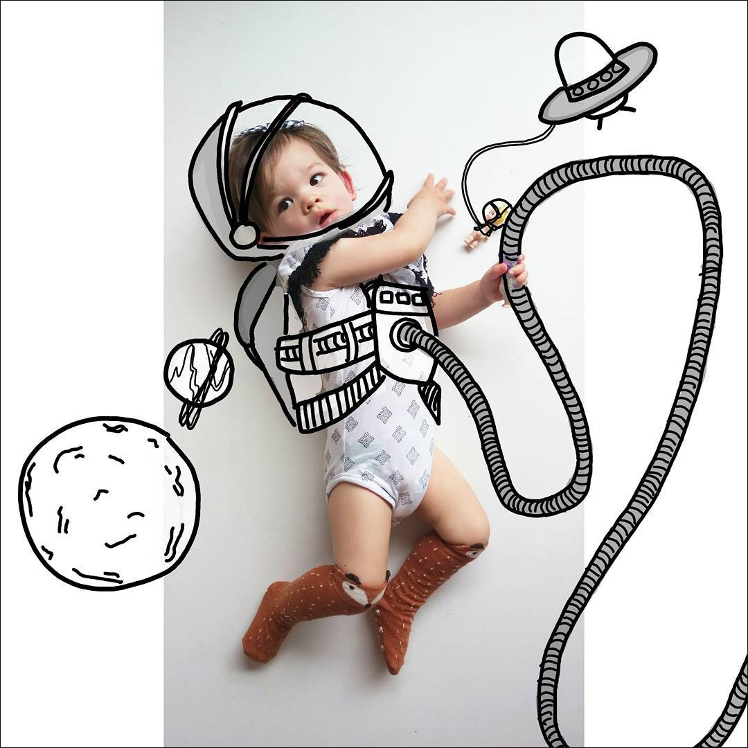 Học ngay cách chỉnh sửa ảnh của bà mẹ đầy sáng tạo để con gái có bộ ảnh độc nhất vô nhị - Ảnh 11. Học ngay cách chỉnh sửa ảnh của bà mẹ đầy sáng tạo để con gái có bộ ảnh độc nhất vô nhị - Ảnh 11.