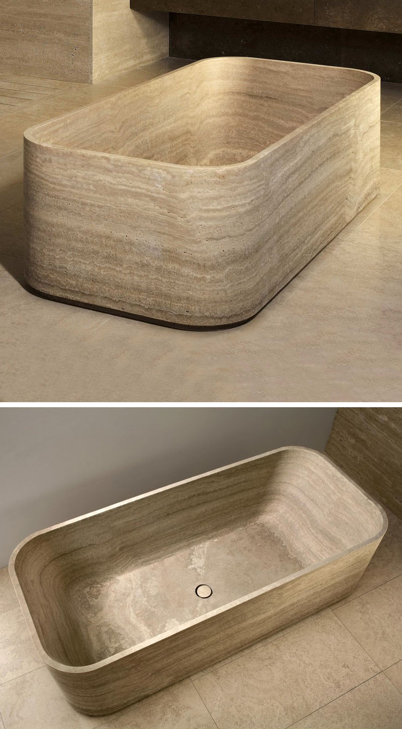 Chẳng thể nào cưỡng nổi sức lôi cuốn đầy mê hoặc của những mẫu bồn tắm bằng đá này - Ảnh 7. Chẳng thể nào cưỡng nổi sức lôi cuốn đầy mê hoặc của những mẫu bồn tắm bằng đá này - Ảnh 7.