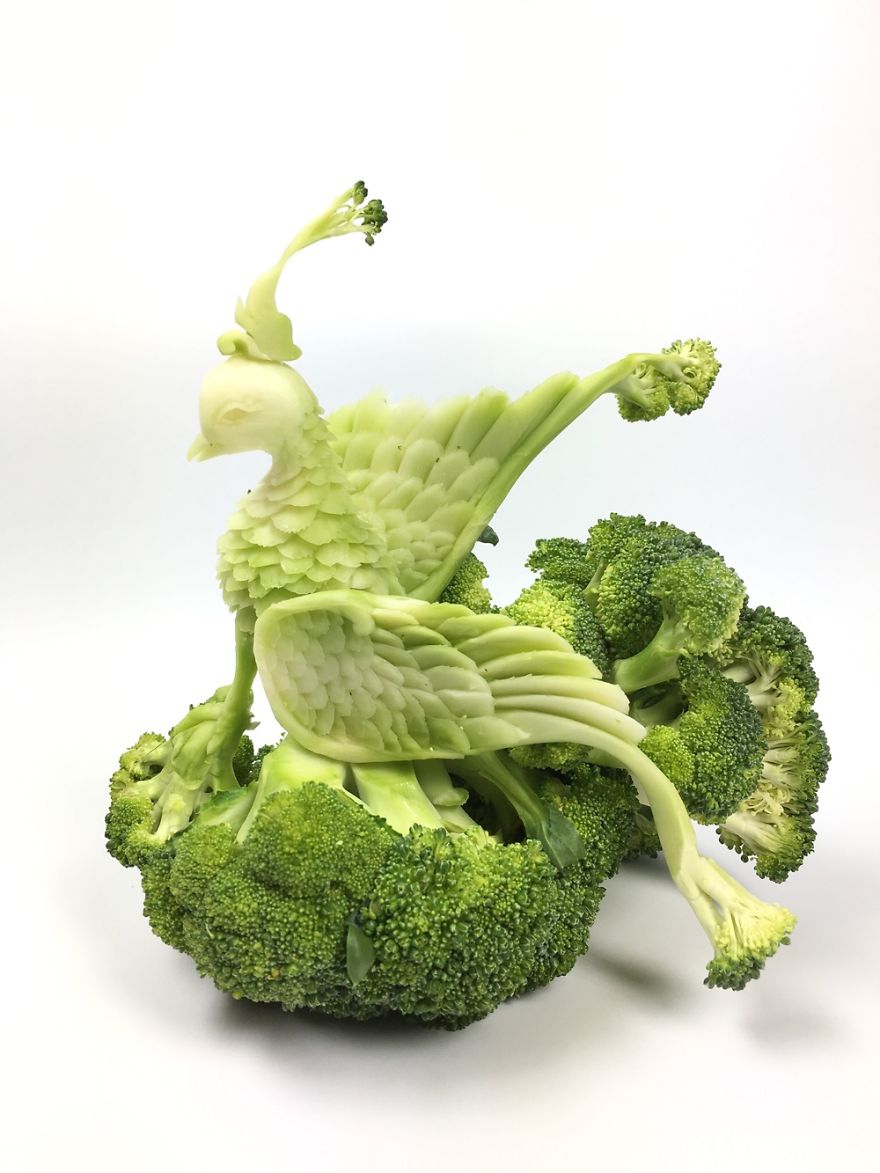 Nghệ sĩ tài ba biến rau quả thành tác phẩm điêu khắc thu hút mọi ánh nhìn - Ảnh 13. Nghệ sĩ tài ba biến rau quả thành tác phẩm điêu khắc thu hút mọi ánh nhìn - Ảnh 13.