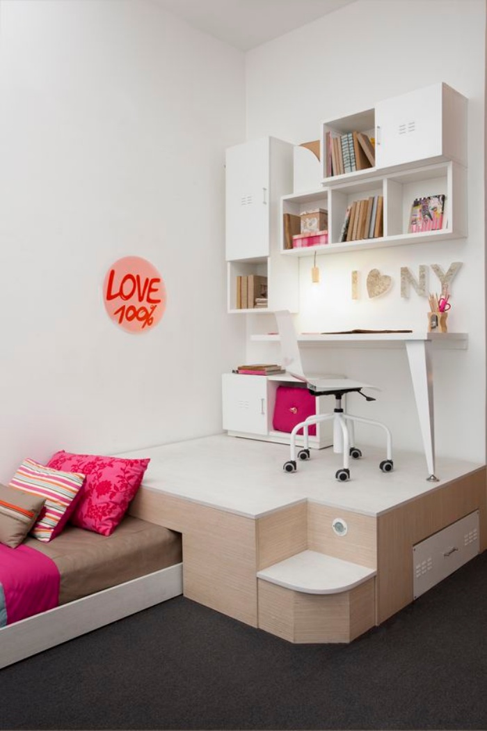 Tận dụng tối đa diện tích để tạo thêm nhiều chức năng cho phòng của bé nhờ thiết kế giật cấp - Ảnh 7. Tận dụng tối đa diện tích để tạo thêm nhiều chức năng cho phòng của bé nhờ thiết kế giật cấp - Ảnh 7.