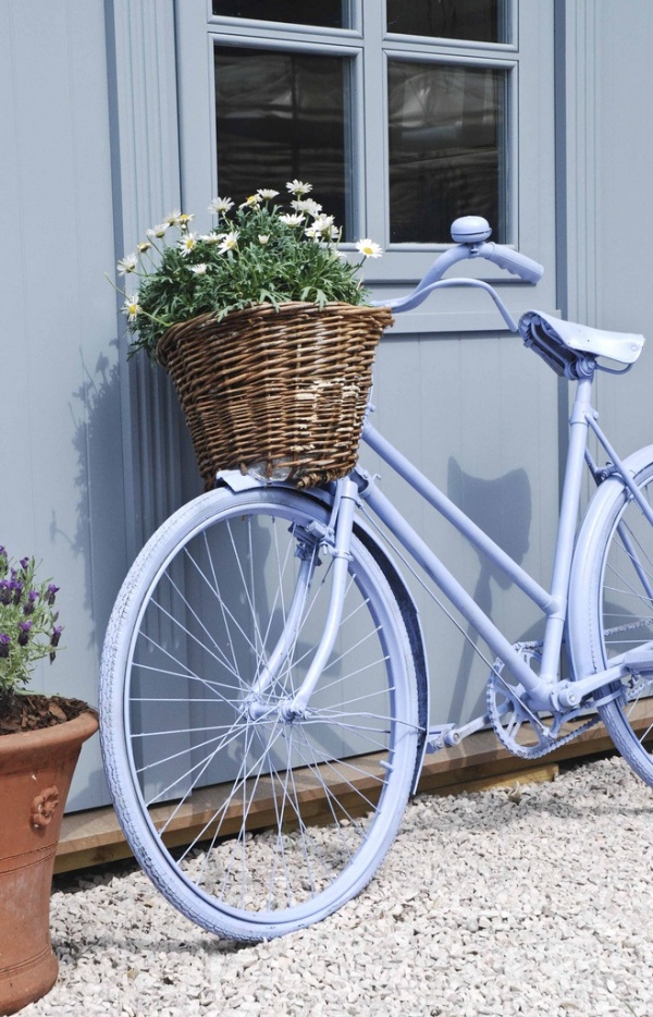 Những ý tưởng trang trí vườn tuyệt hay với xe đạp cũ bạn sẽ rất tiếc nếu biết quá muộn - Ảnh 8.