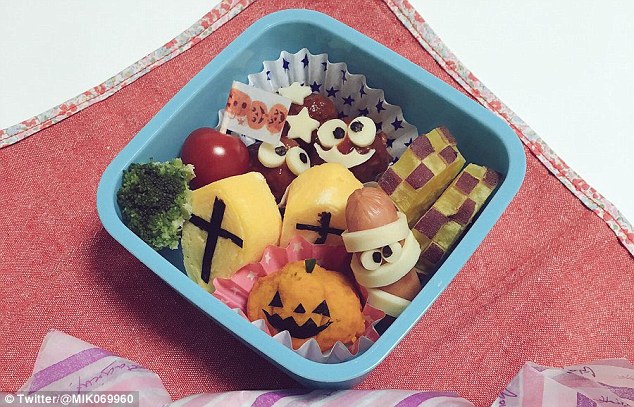 Những hộp cơm bento cho trẻ theo chủ đề Halloween vô cùng đáng yêu - Ảnh 6.