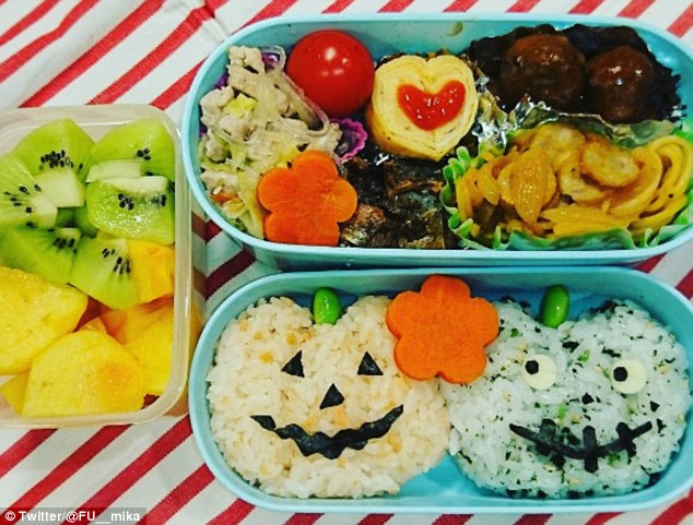 Những hộp cơm bento cho trẻ theo chủ đề Halloween vô cùng đáng yêu - Ảnh 8.