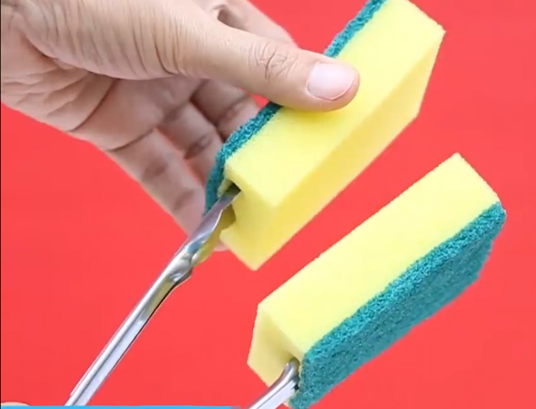 Chỉ với miếng xốp rửa bát bạn có thể làm được các việc khó tin thế này - Ảnh 2.