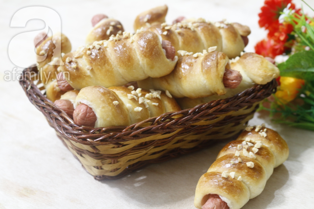 Tự làm bánh mỳ xúc xích mềm ngon hấp dẫn ko khó chút nào - Ảnh 7.