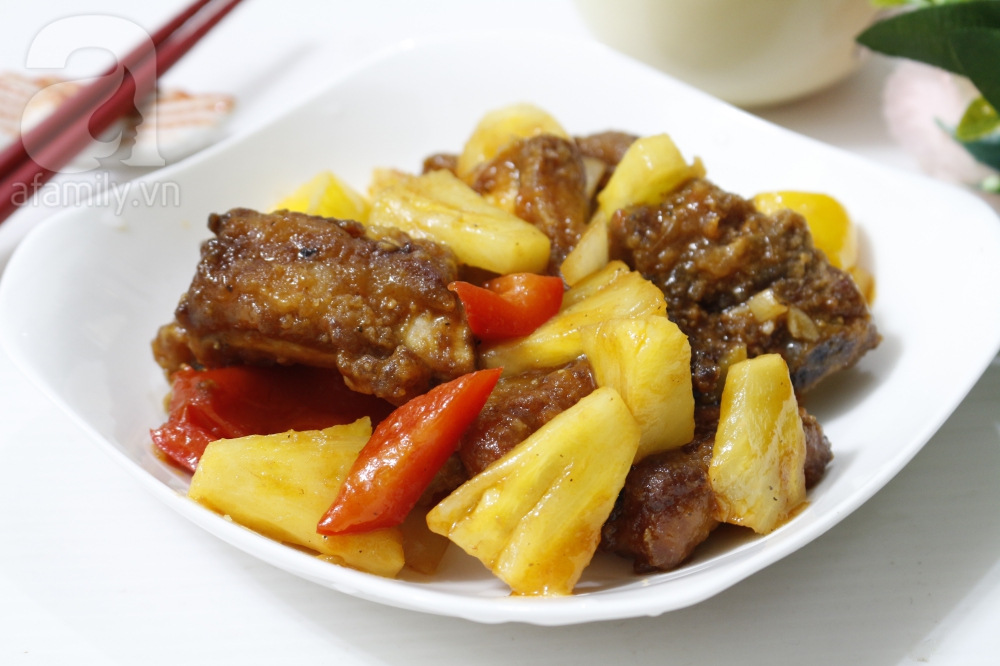 Đổi món cho bữa tối với khuôn rim dứa chua ngọt hao cơm - Ảnh 7.