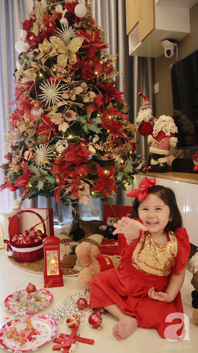 Căn hộ được trang trí Noel đẹp lung linh, món quà của người mẹ tặng con gái ở Q7, Sài Gòn - Ảnh 21.