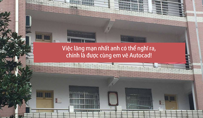 Nam sinh trường người ta: Ngày 8/3 chúc con gái là phải giăng biểu ngữ cực chất - Ảnh 1.