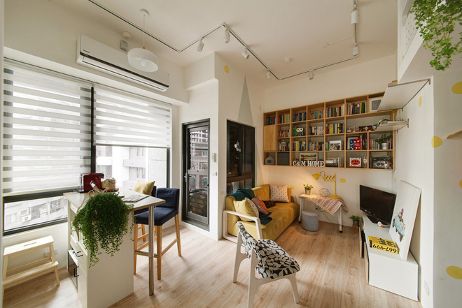 Thiết kế thông minh và đầy thẩm mỹ, căn hộ 49,5m² này chính là tổ ấm trong mơ cho vợ chồng trẻ - Ảnh 1.