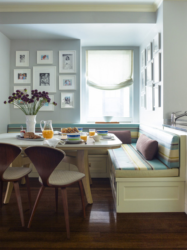 29 mẫu bàn ghế ăn khiến phòng ăn nhà bạn từ nhỏ hóa rộng thênh thang - Ảnh 14.