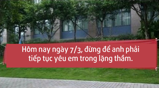 Nam sinh trường người ta: Ngày 8/3 chúc con gái là phải giăng biểu ngữ cực chất - Ảnh 15.