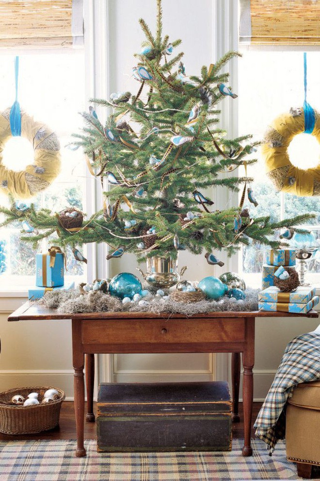 17 ý tưởng trang trí cây thông Noel mini đẹp, độc, lạ dành riêng cho nhà nhỏ - Ảnh 16.