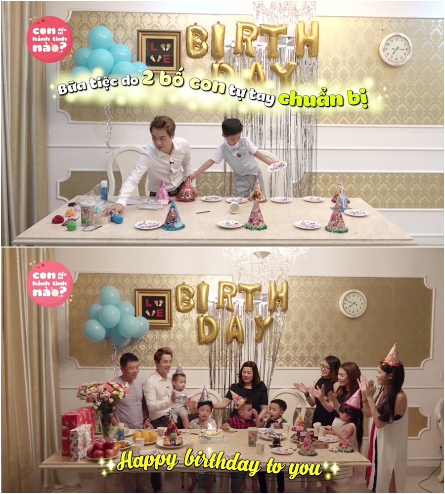 Đăng Khôi hóa bếp trưởng hướng dẫn con trai làm bánh cực đáng yêu - Ảnh 4. Đăng Khôi hóa bếp trưởng hướng dẫn con trai làm bánh cực đáng yêu - Ảnh 4.