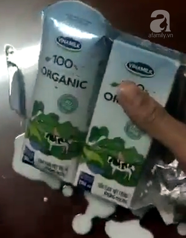 Hà Nội: Mua sữa tươi Organic của Vinamilk về cho con uống, khách hàng tá hỏa phát hiện hộp sữa có dấu hiệu bị hỏng - Ảnh 4.