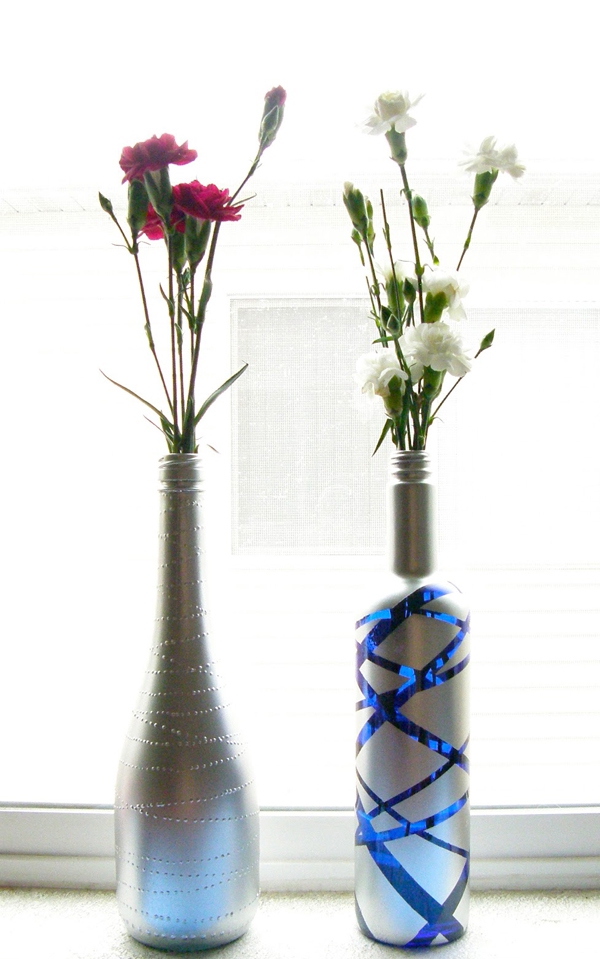 3 cách tái chế vỏ chai thành lọ cắm hoa đơn giản đẹp tinh tế - Ảnh 6.