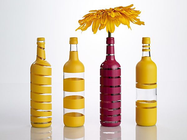 3 cách tái chế vỏ chai thành lọ cắm hoa đơn giản đẹp tinh tế - Ảnh 7.
