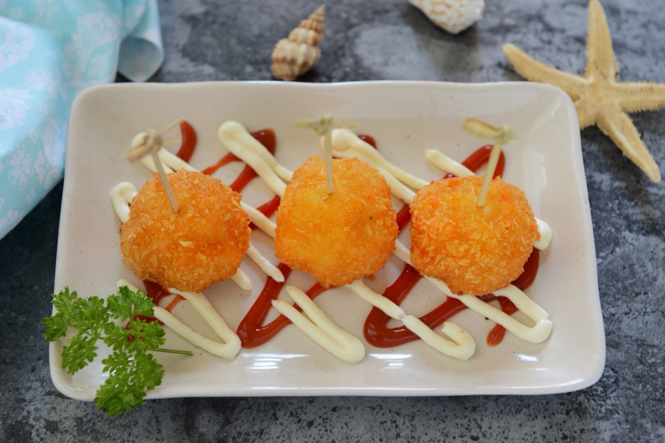 Tôm bọc phô mai chiên giòn món ăn vặt lý tưởng - Ảnh 6. Tôm bọc phô mai chiên giòn món ăn vặt lý tưởng - Ảnh 6.