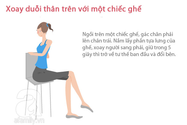 4 động tác duỗi cơ chỉ tốn 1 phút nhưng sẽ giúp bạn có vòng eo đẹp - Ảnh 5.