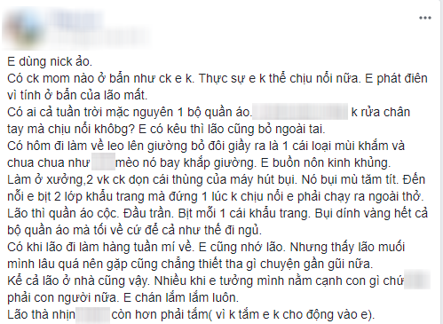 Bất lực với anh chồng siêu bẩn, thà nhịn yêu cả tháng còn hơn phải đi tắm, vợ lên mạng nhờ chị em hiến kế - Ảnh 1.