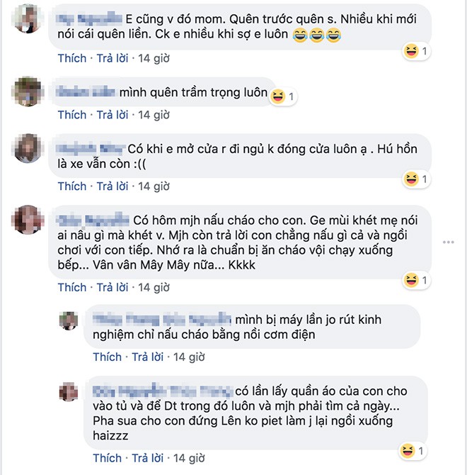 Khi team bỉm sữa khoe chiến tích não cá vàng sau sinh: Nhét điện thoại vào máy giặt, nấu cơm cháy 3-4 cái nồi - Ảnh 3. Khi team bỉm sữa khoe chiến tích não cá vàng sau sinh: Nhét điện thoại vào máy giặt, nấu cơm cháy 3-4 cái nồi - Ảnh 3.