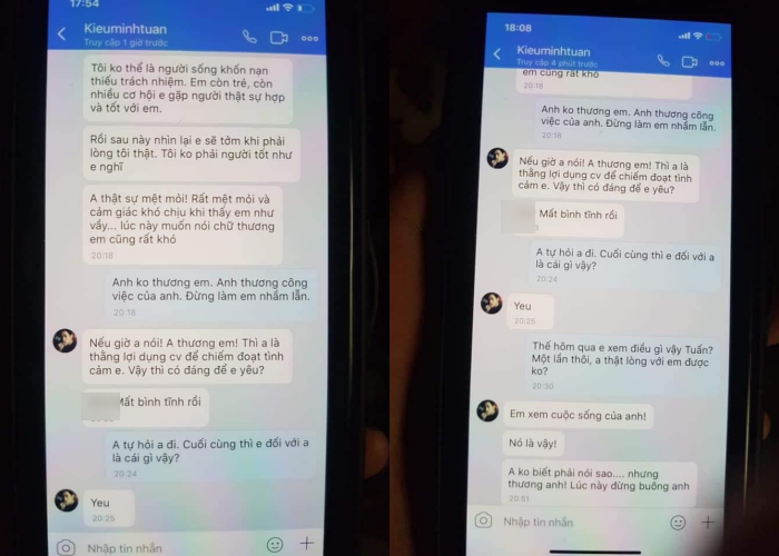 Lộ tin nhắn được cho là của Kiều Minh Tuấn gửi An Nguy: Lúc này đừng buông anh? - Ảnh 1. Lộ tin nhắn được cho là của Kiều Minh Tuấn gửi An Nguy: Lúc này đừng buông anh? - Ảnh 1.