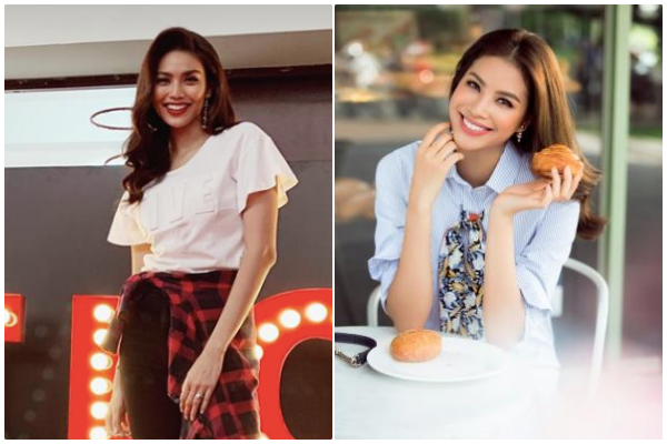 Khoảnh khắc g&acirc;y l&uacute;: Đố bạn c&ocirc; g&aacute;i đang cười trong ảnh l&agrave; Lan Khu&ecirc; hay Phạm Hương? - Ảnh 2.