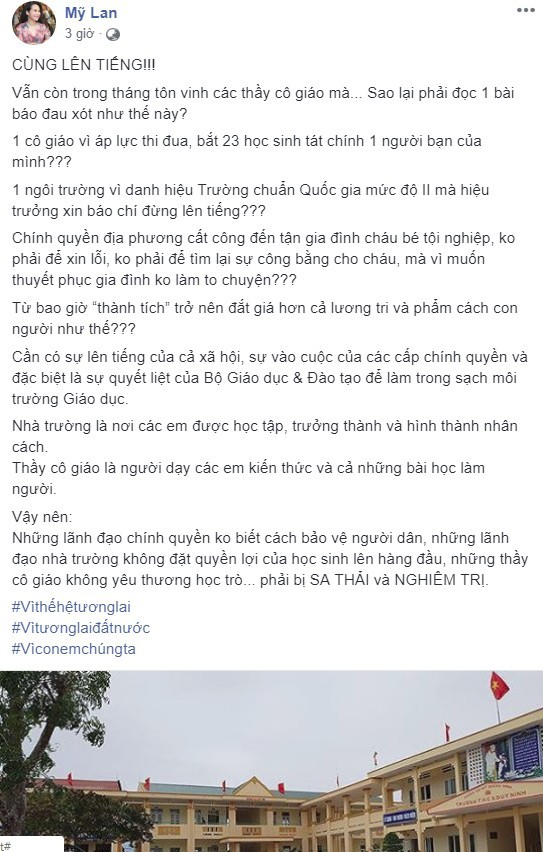 D&acirc;n mạng phẫn nộ, truy t&igrave;m ra Facebook c&ocirc; gi&aacute;o bắt học sinh t&aacute;t bạn 231 c&aacute;i - Ảnh 5.