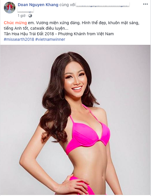 Bùi Phương Nga, HHen Niê, Hoàng Thùy cùng loạt sao Việt thể hiện sự tự hào khi Nguyễn Phương Khánh đăng quang Miss Earth 2018 - Ảnh 7. Bùi Phương Nga, HHen Niê, Hoàng Thùy cùng loạt sao Việt thể hiện sự tự hào khi Nguyễn Phương Khánh đăng quang Miss Earth 2018 - Ảnh 7.