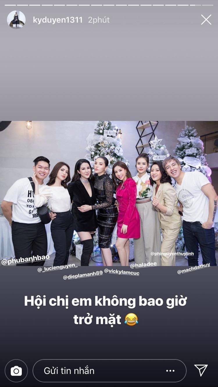 Kỳ Duyên lại gây tranh cãi khi đăng ảnh hội chị em bạn dì vắng bóng Jolie Nguyễn rồi khẳng định không bao giờ trở mặt - Ảnh 1. Kỳ Duyên lại gây tranh cãi khi đăng ảnh hội chị em bạn dì vắng bóng Jolie Nguyễn rồi khẳng định không bao giờ trở mặt - Ảnh 1.