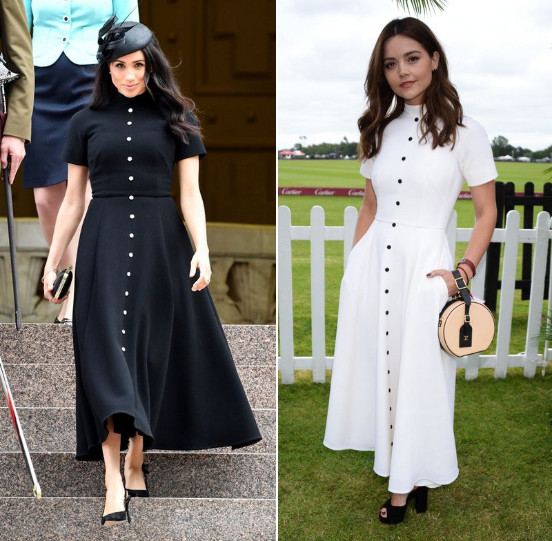 6 lần đụng váy áo thú vị của Meghan Markle: đụng từ bạn gái cũ của chồng đến Kim siêu vòng 3 - Ảnh 3. 6 lần đụng váy áo thú vị của Meghan Markle: đụng từ bạn gái cũ của chồng đến Kim siêu vòng 3 - Ảnh 3.